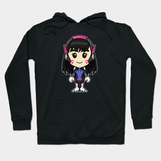 D.Va Chibi Hoodie by Chibi Pops